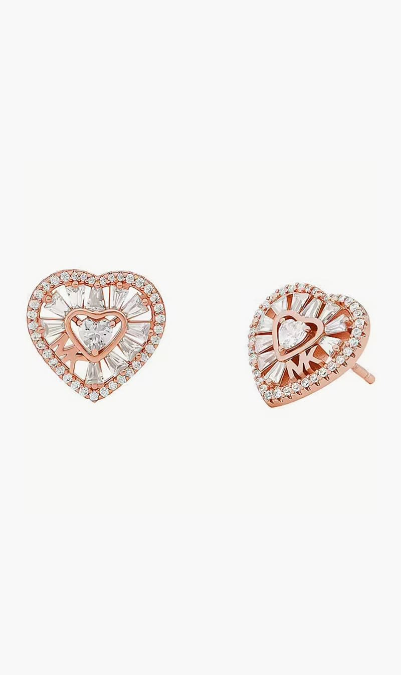 

Michael Kors Gold Kors Love Stud Earring for Women | The Deal Outlet