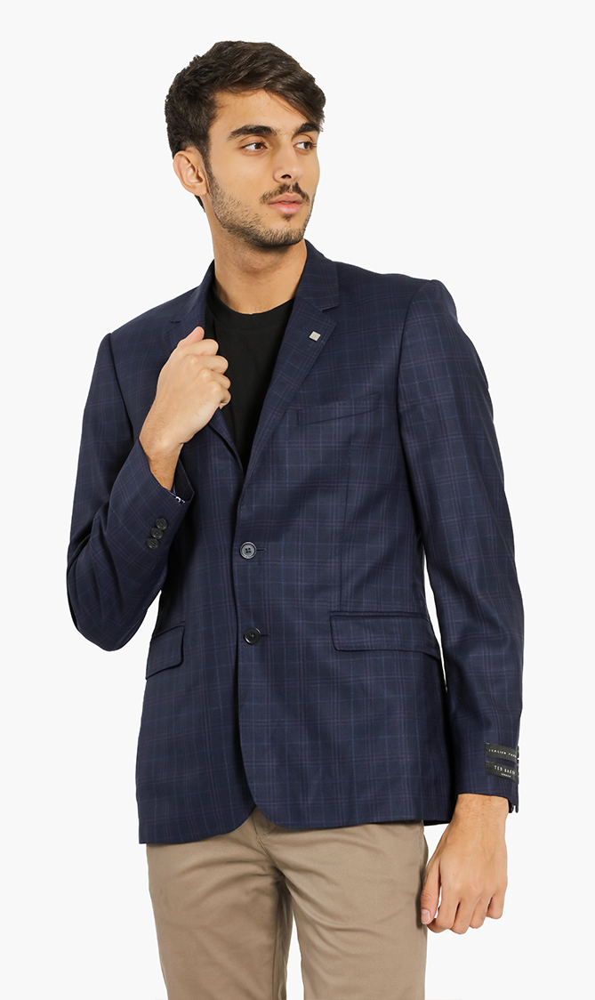 

Ted Baker Debonair Check Modern Fit Suit Jacket