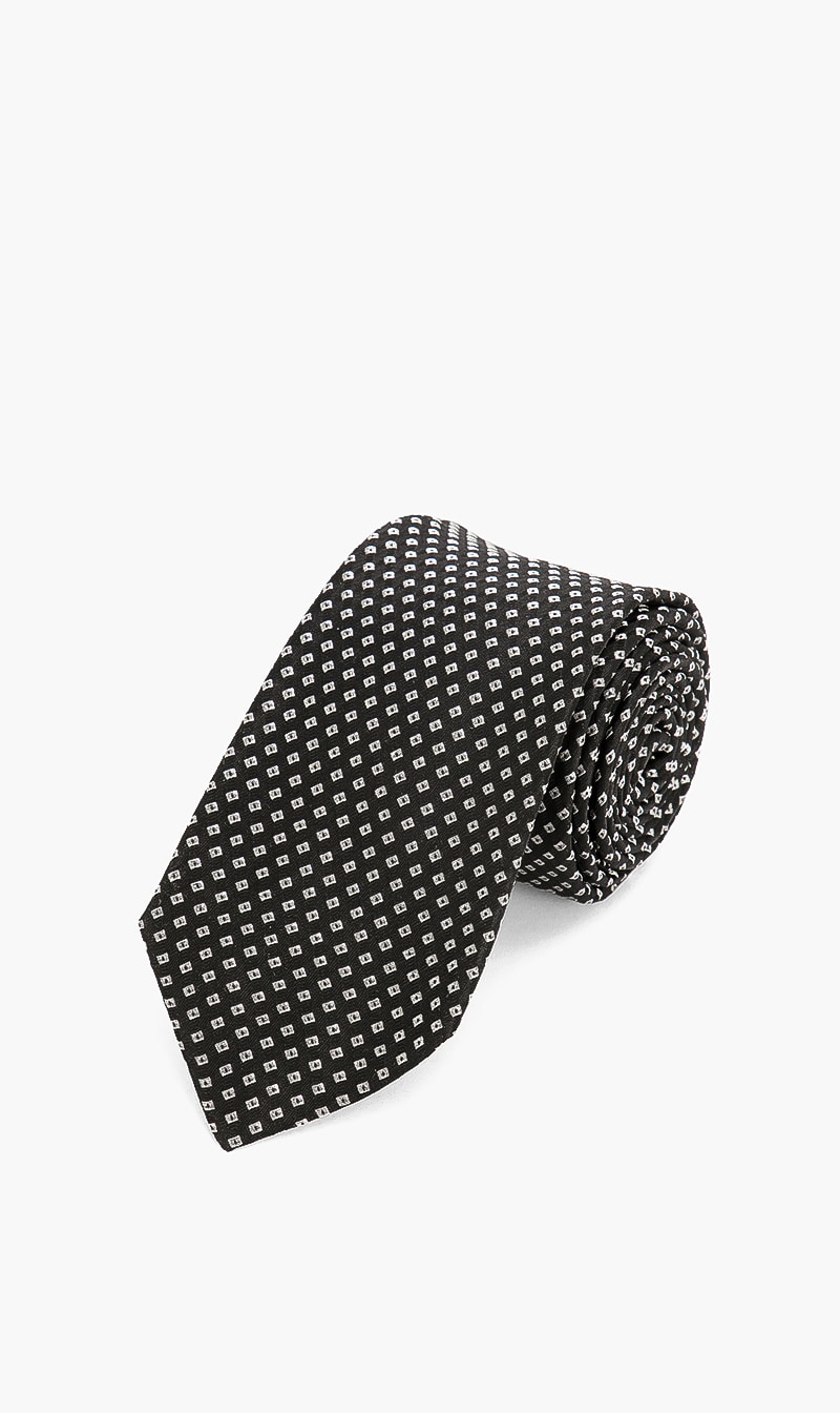 

All Over Design Tie, Black