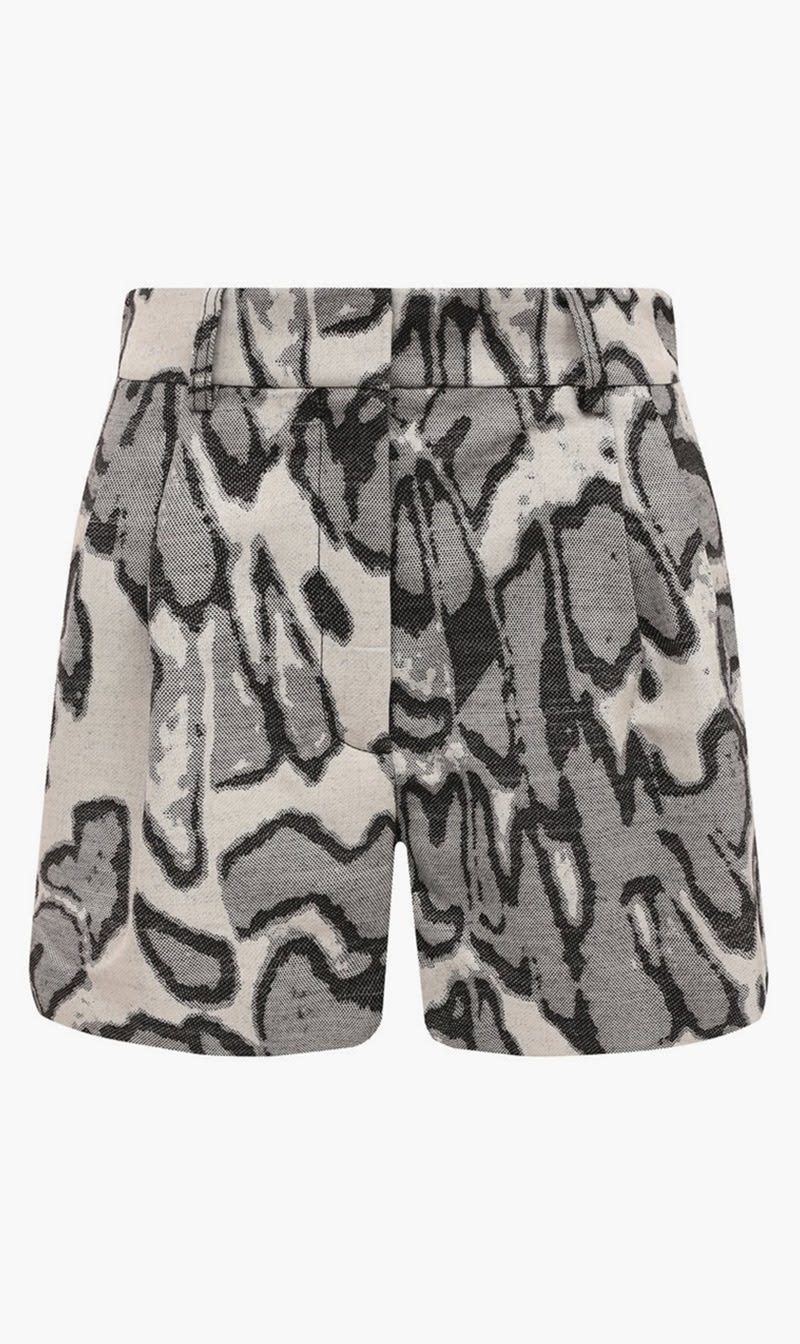 

Stella Mc Cartney White Leopard Shorts for Women | The Deal Outlet