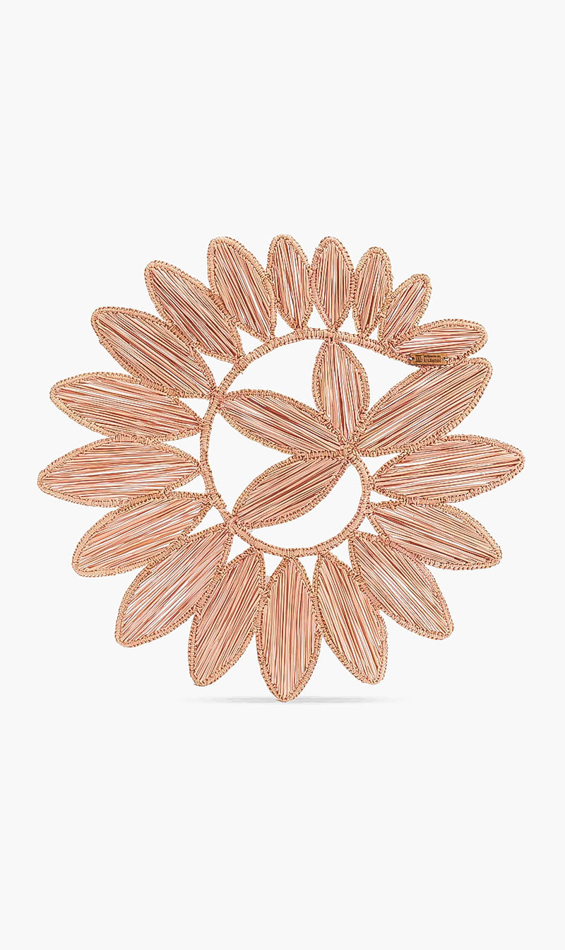

Artesanias Del Atlantico Pink Spiral Ginger Placemat | The Deal Outlet