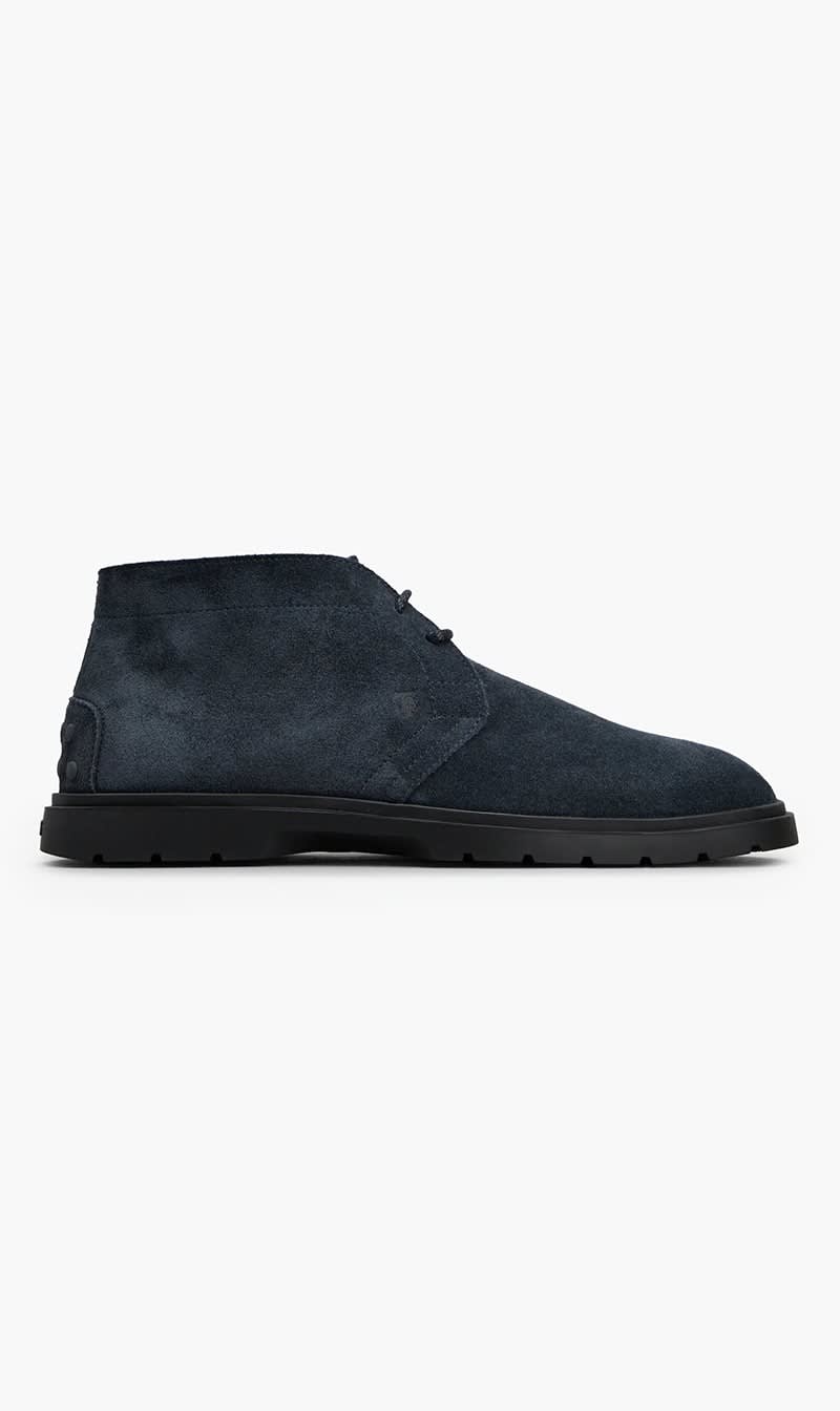 

Tod's Blue Suede Boots for Men | The Deal Outlet