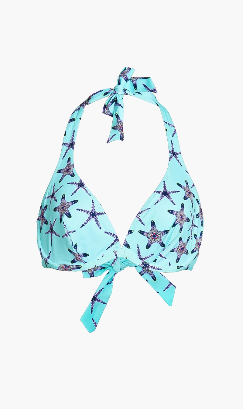

Starfish Bikini Top, Blue
