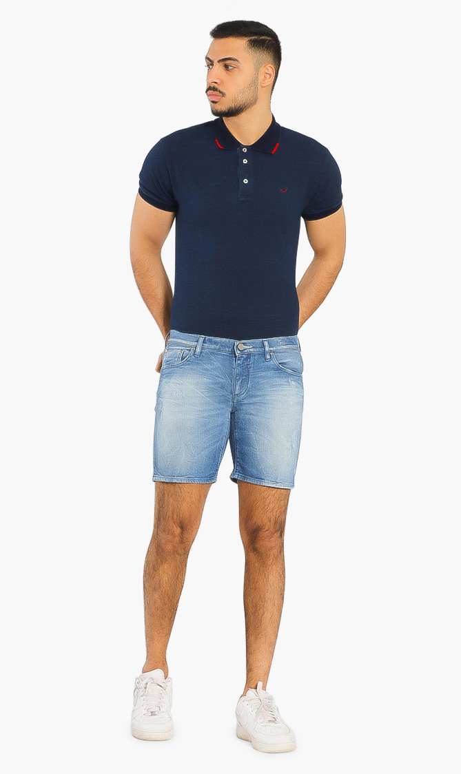 

JACOB COHEN Embroidered Denim Shorts
