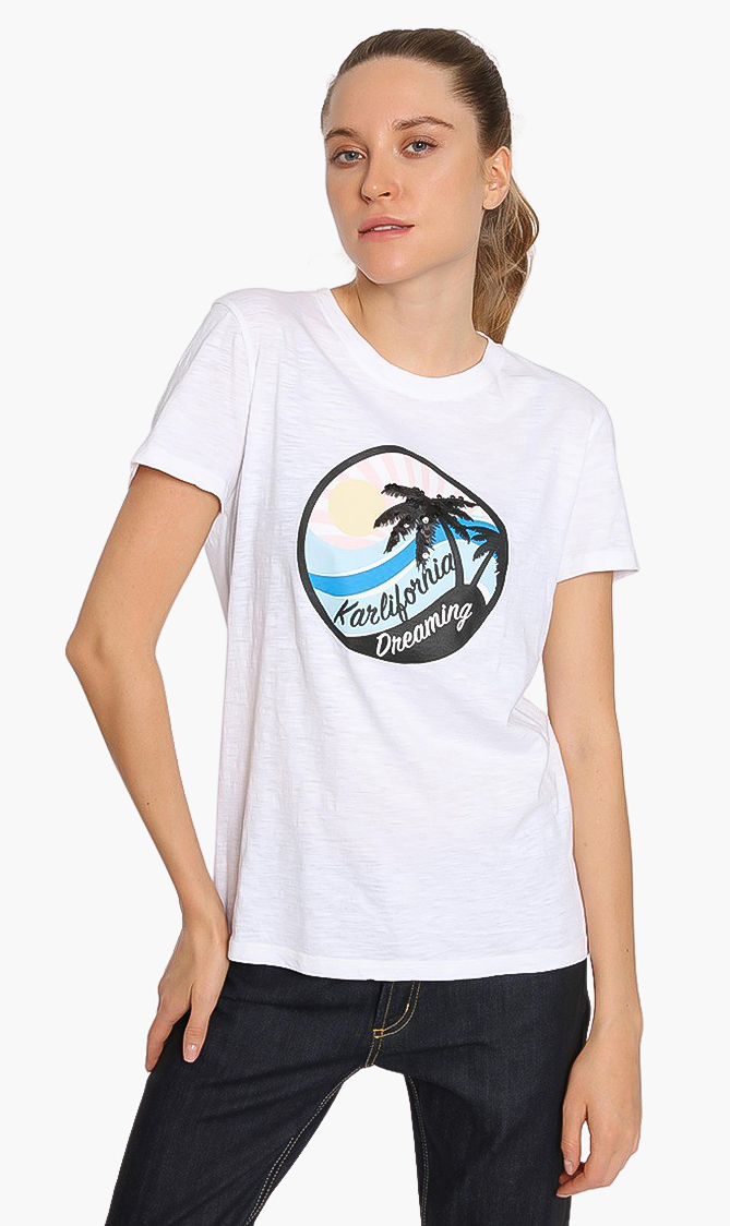 

KARL LAGERFELD Karlifornia Printed T-shirt