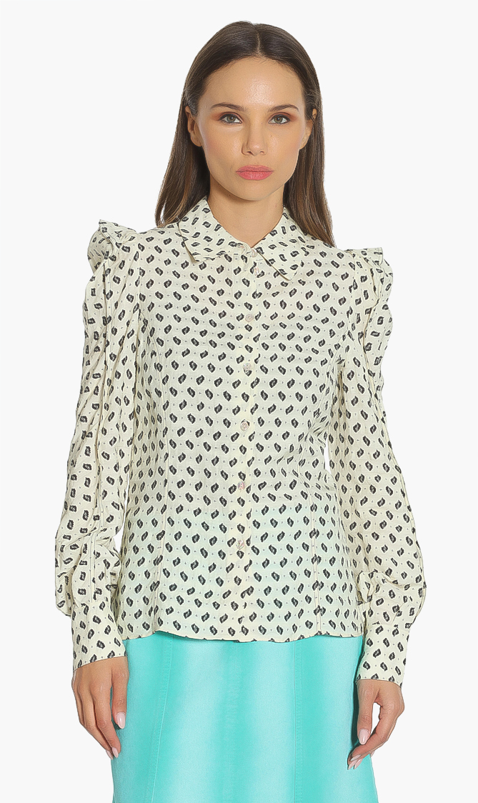 

Kenzo Japanese Sleeves Fitted Shirt
