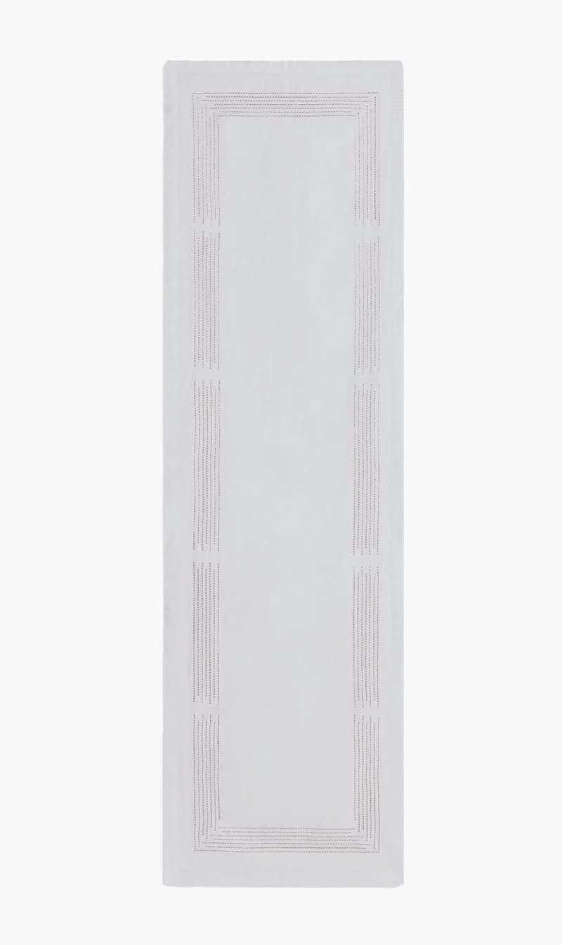 

Catherine Denoual Others Palazzo Table Runner White | The Deal Outlet