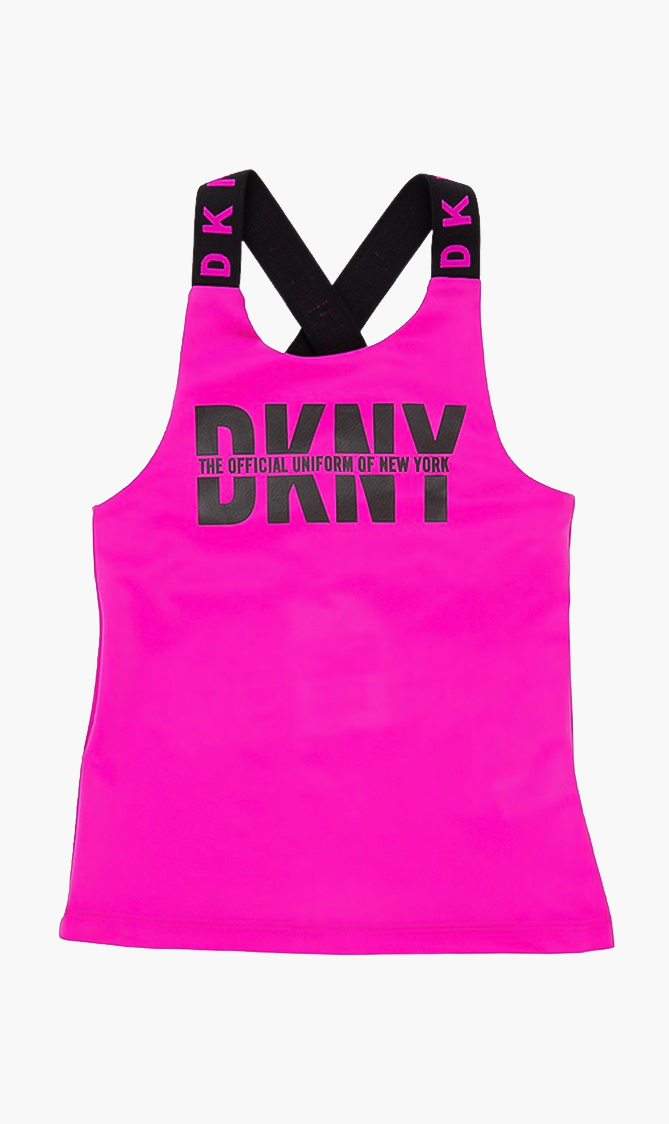 

Dkny Logo Tape Tank Top