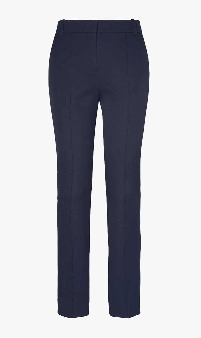 

Tory Burch Blue Printed Tech Twill Golf Pants for Women | The Deal Outlet