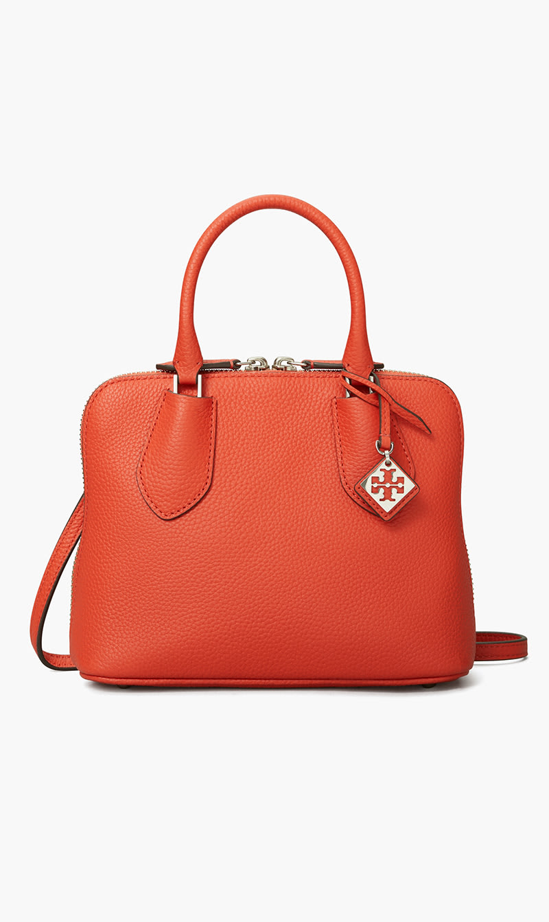 

Tory Burch Red Mini Pebbled Swing Bag for Women | The Deal Outlet