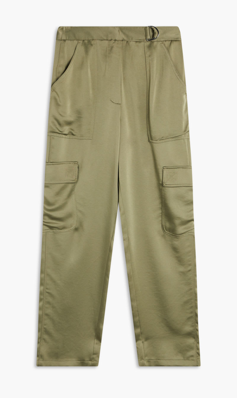 

Jonathan Simkhai Green Carolina Classic Wovens Utility Pant for Women | The Deal Outlet