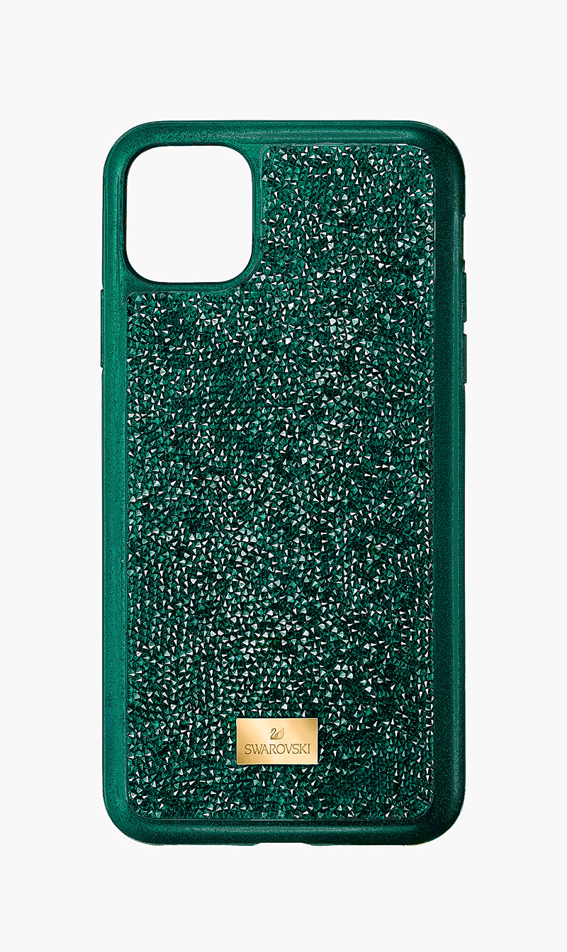 

Swarovski Glam Rock Smartphone Case With Bumper, Iphone® 11 Pro, Green
