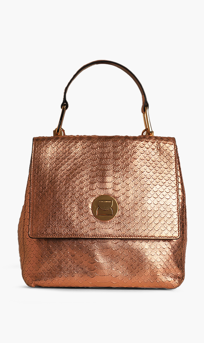 

COCCINELLE Animal Skin Leather Backpack