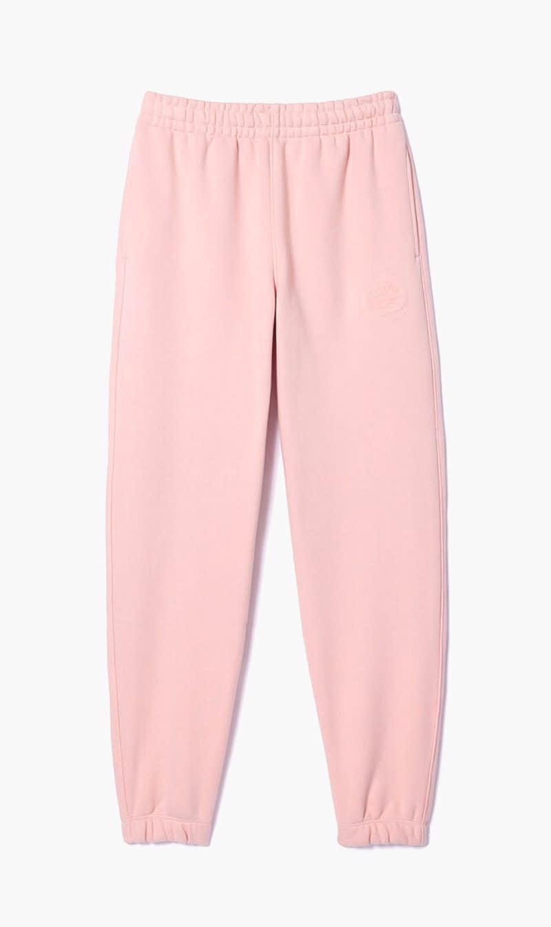 Lacoste Pink Embroidered Jogger Track Pants for Women
