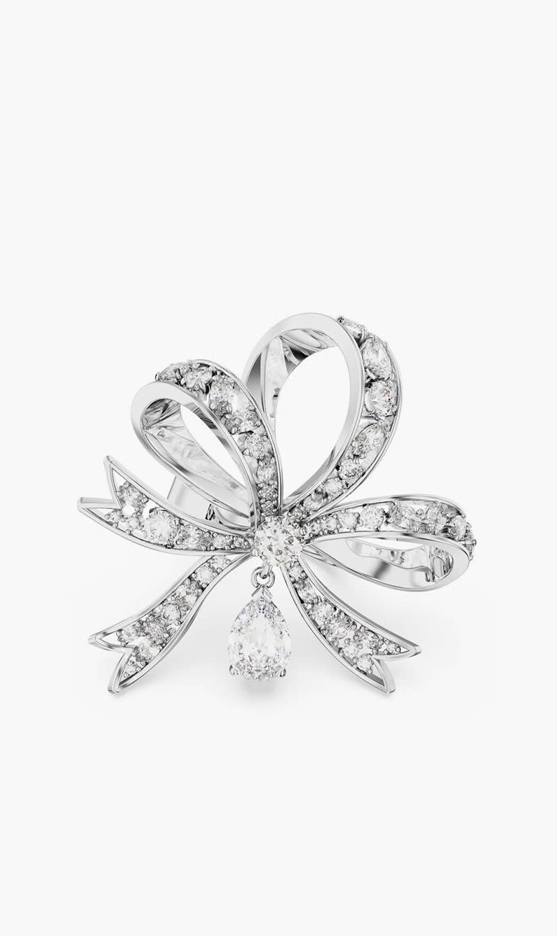 

Swarovski Silver Volta Cocktail Ring for Women | The Deal Outlet