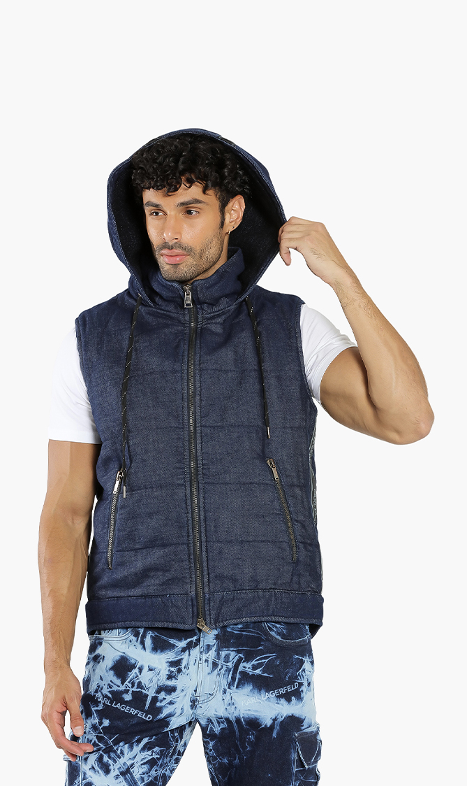 

Karl Lagerfeld Hoodie Denim Vest