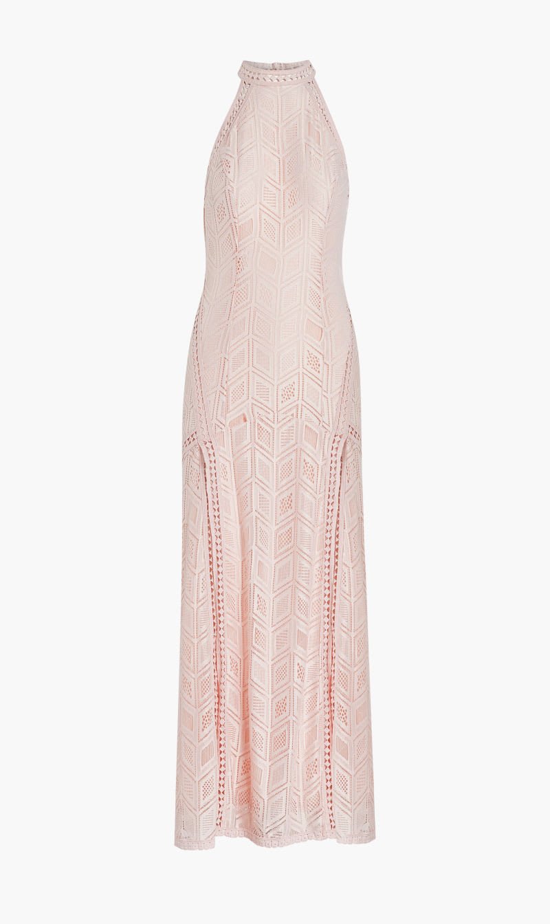 

Guess Pink Sl Sunset Geo Lace Maxi for Women | The Deal Outlet