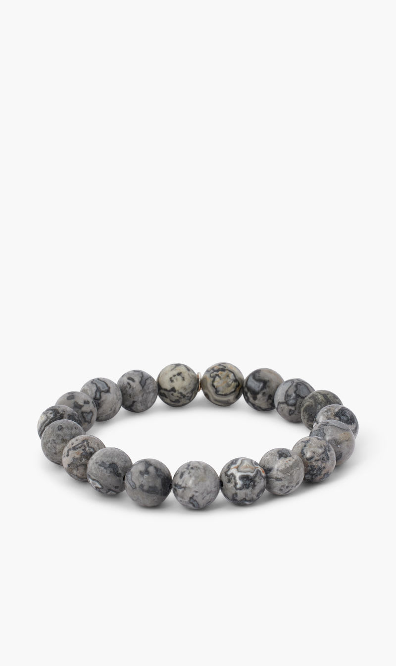 

Karl Lagerfeld Grey Kessential Bracelet Beads for Men | The Deal Outlet