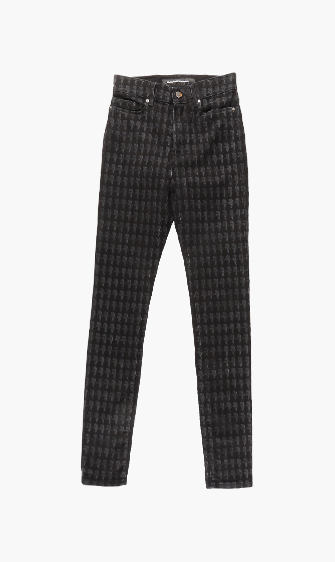 

Logo Print Jeans, Black