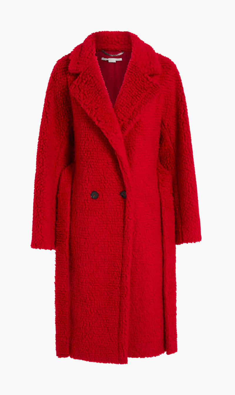 

Coat Teddy Coating, Red