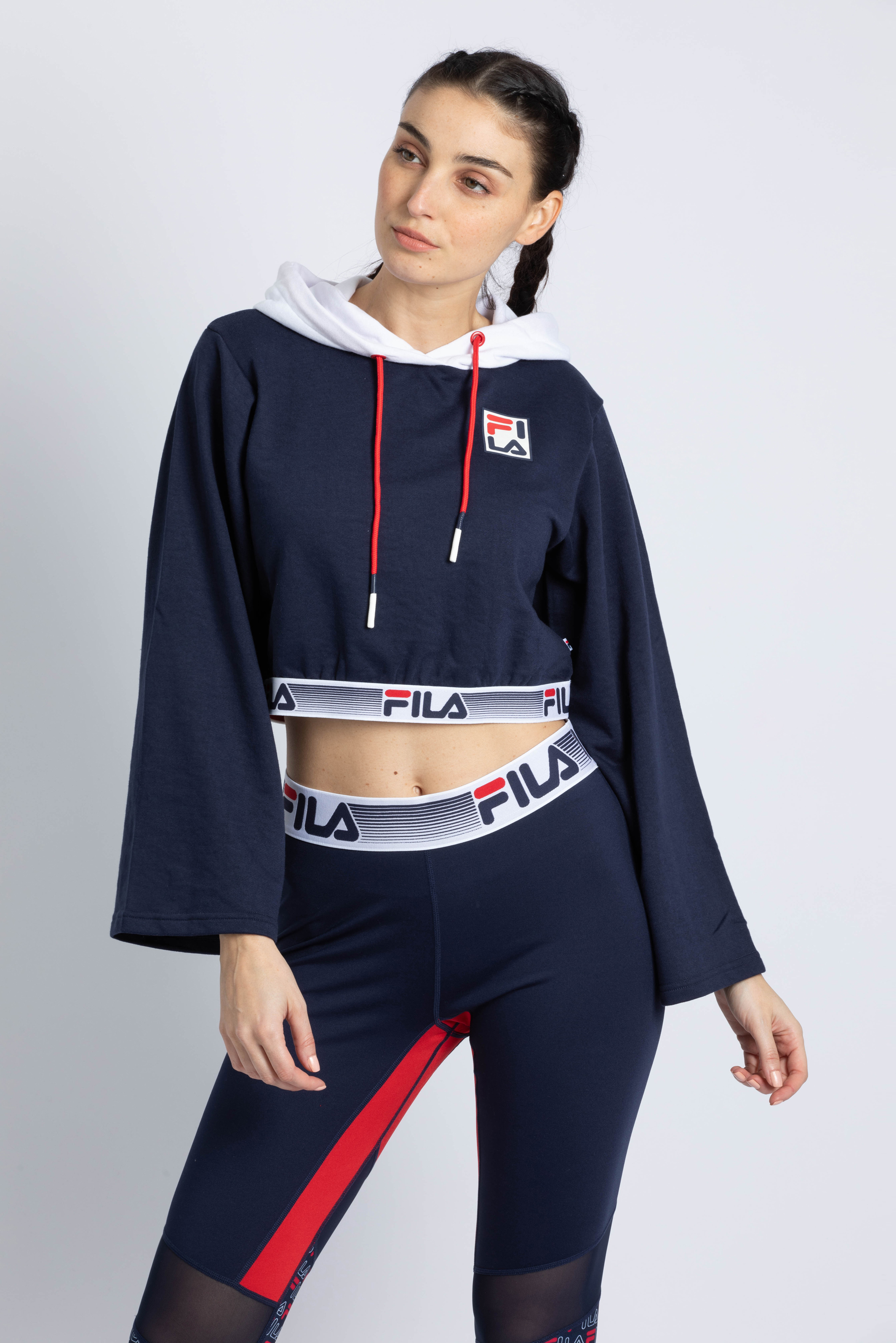 

Fila Ellianna Elastic Strap Crop Hoodie
