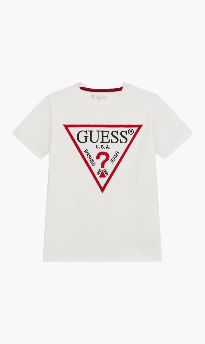 

Guess White Ss T-shirt for Boys | The Deal Outlet