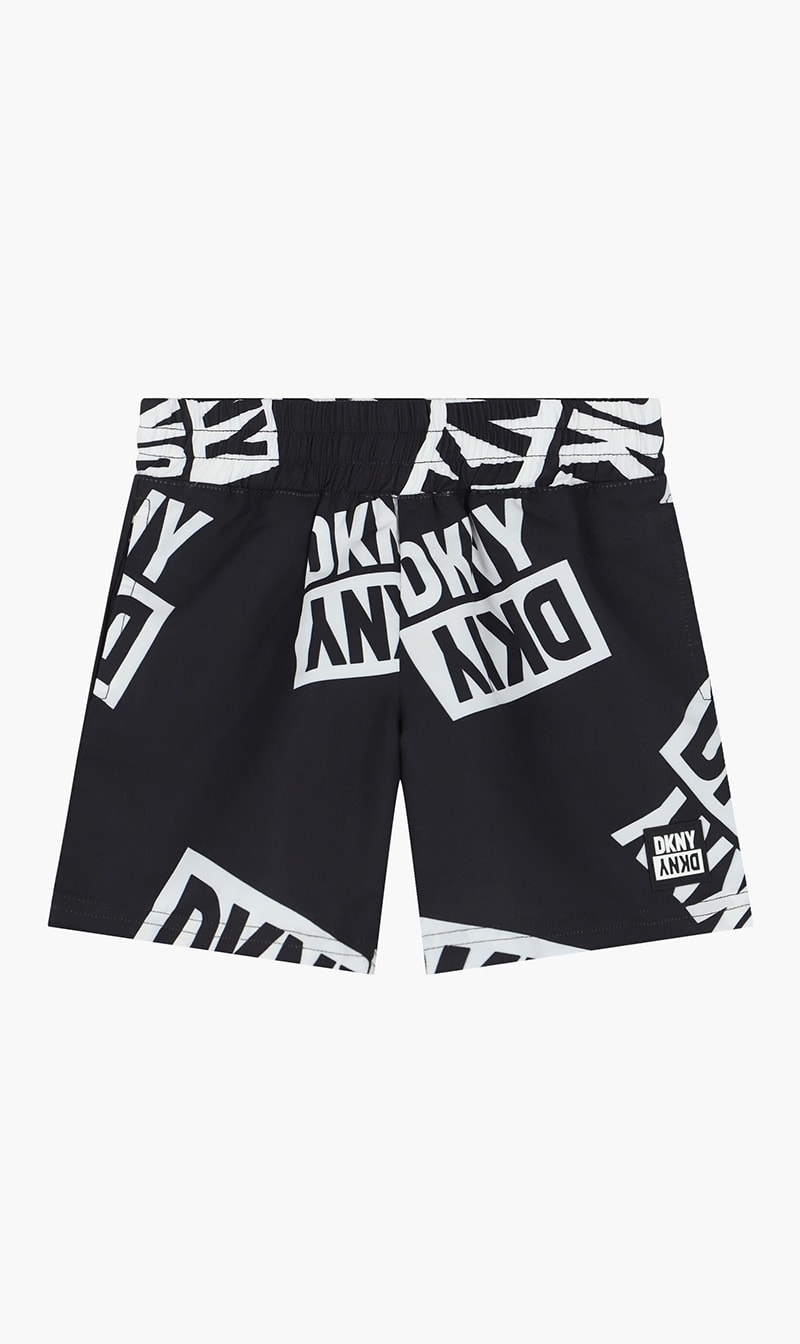 

Dkny Black Logo Swim Shorts for Boys | The Deal Outlet