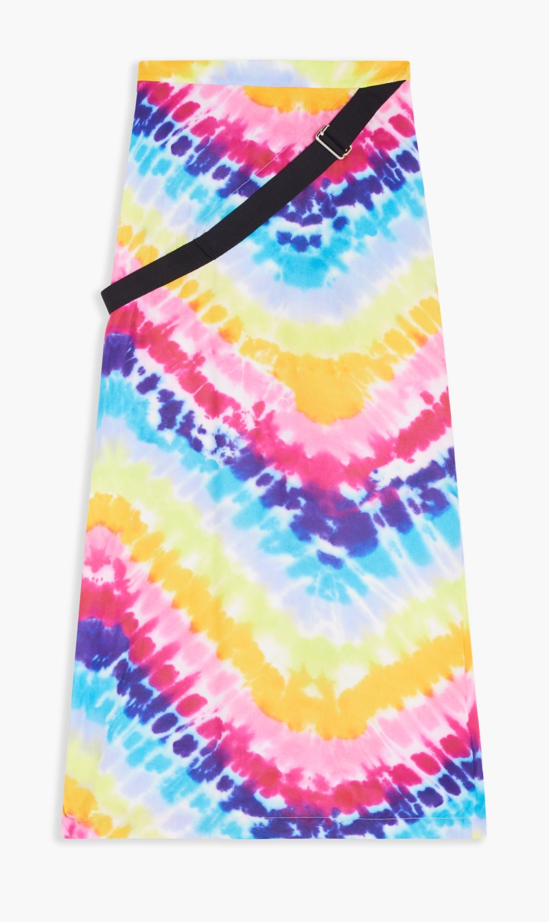 

Printed Wrap Midi Skirt, Multi-color
