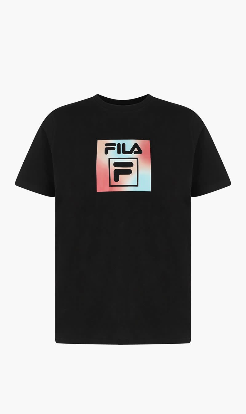 

Fila Black Graphic Tee Soft Plastisol Print for Men | The Deal Outlet