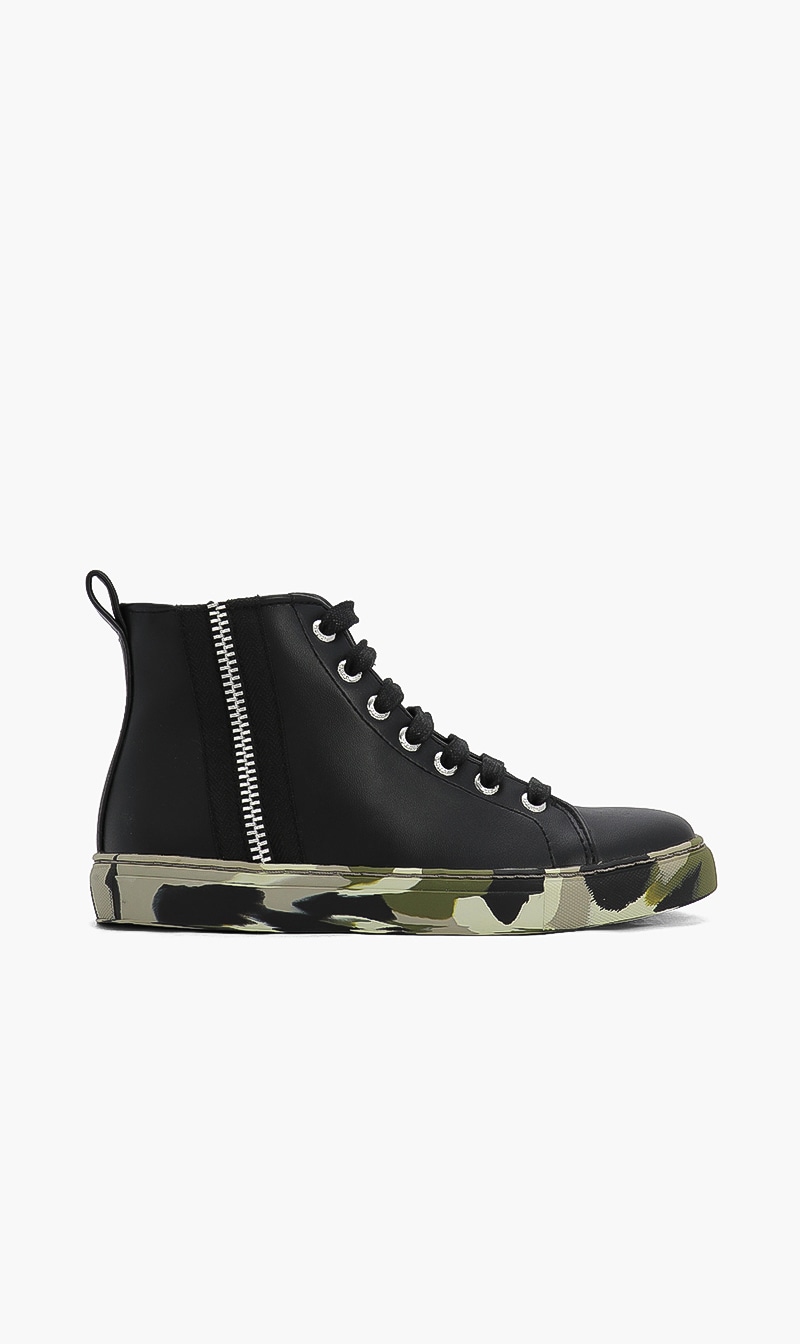 

Guess Black Logo Lace Up Sneakers for Boys | The Deal Outlet