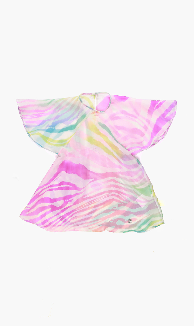 

Rainbow Crepe Dress