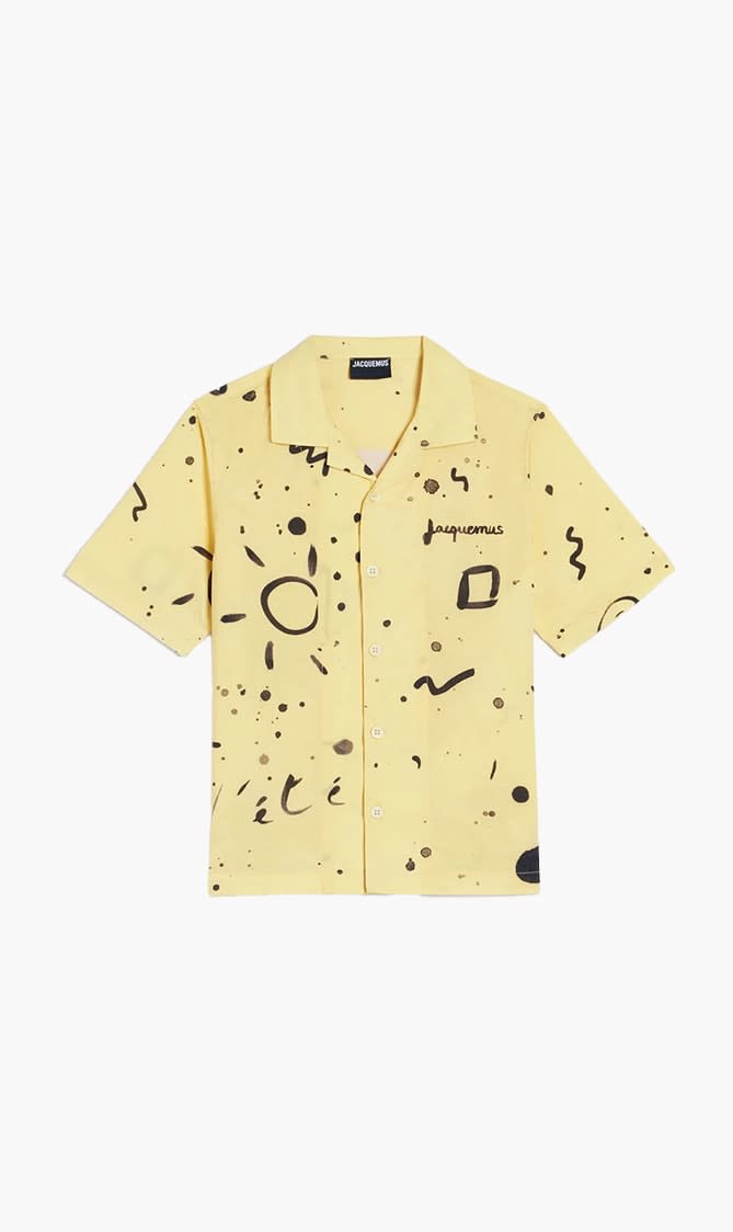 

Jacquemus White Printed Summer Shirt for Boys | The Deal Outlet