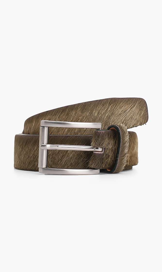 

Jacob Cohen Fur Leather Belt