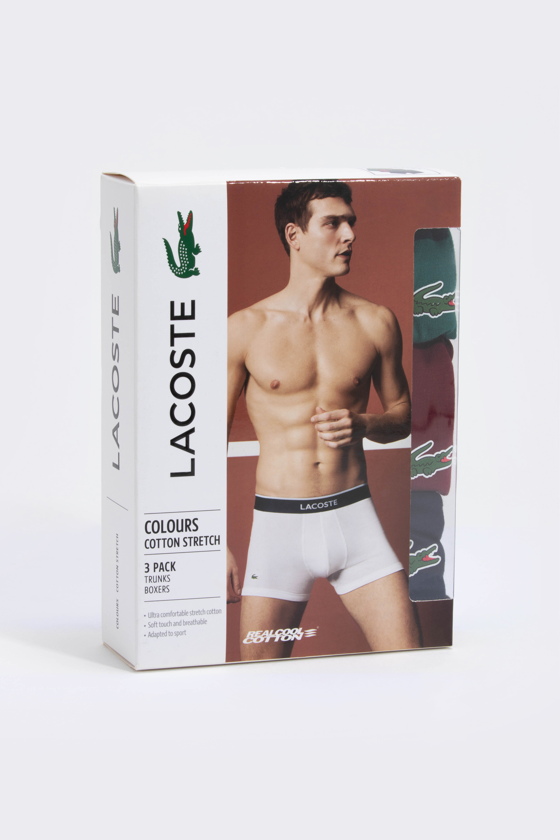 

Lacoste Colours Cotton Stretch 3-pack Boxers