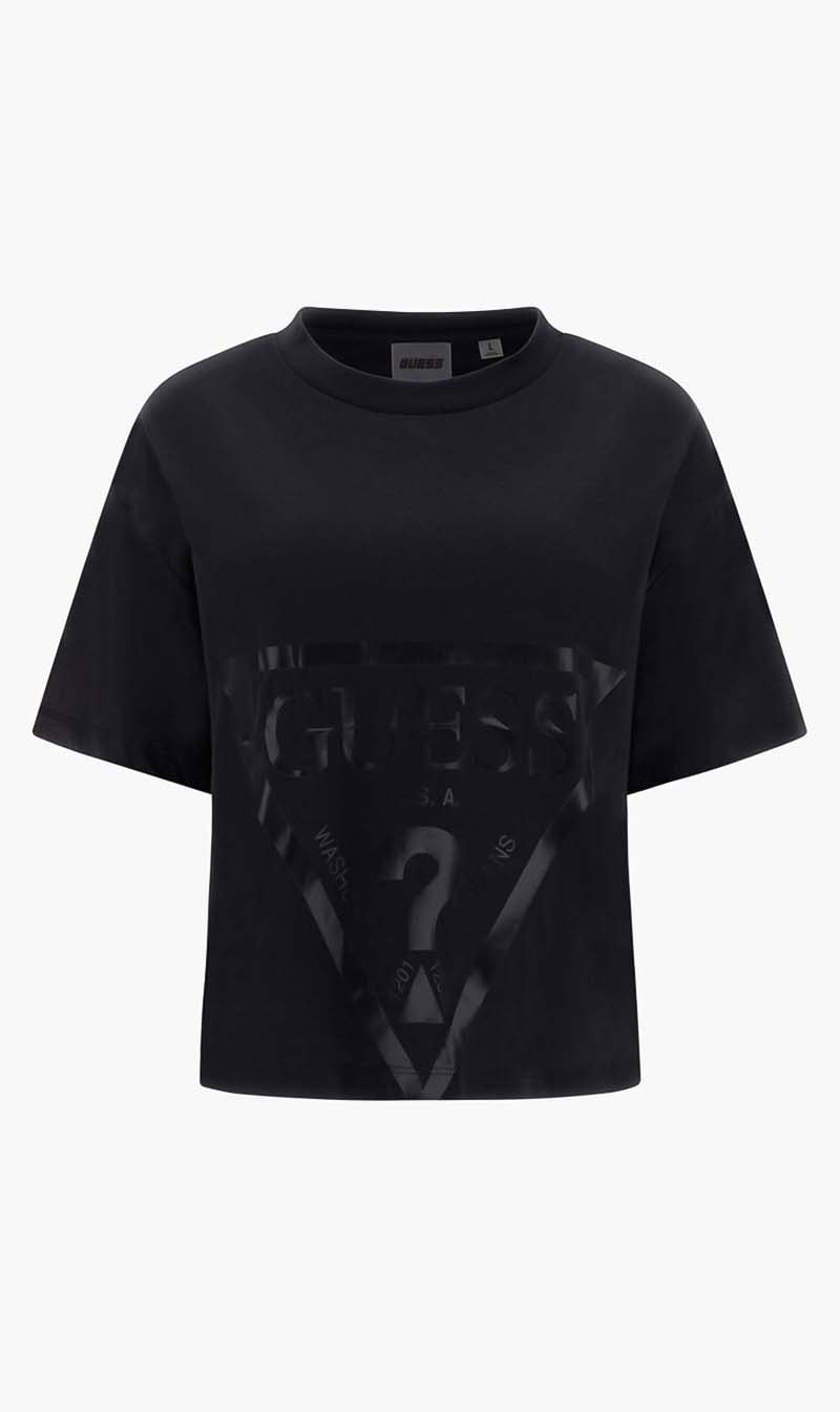 

Guess Grey Adele Crop T-shirt for Women | The Deal Outlet