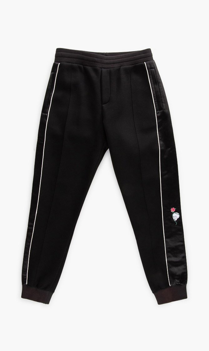 

Alexander Mcqueen Embroidered Skull Patched Sweatpants