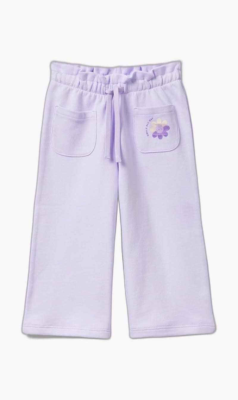 United Colors Of Benetton Purple Wide Leg Trousers for Girls