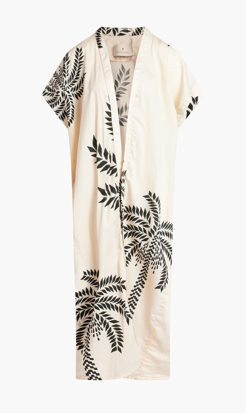 

Eugenia Fernandez Black Black Menorquin Kimono for Women | The Deal Outlet