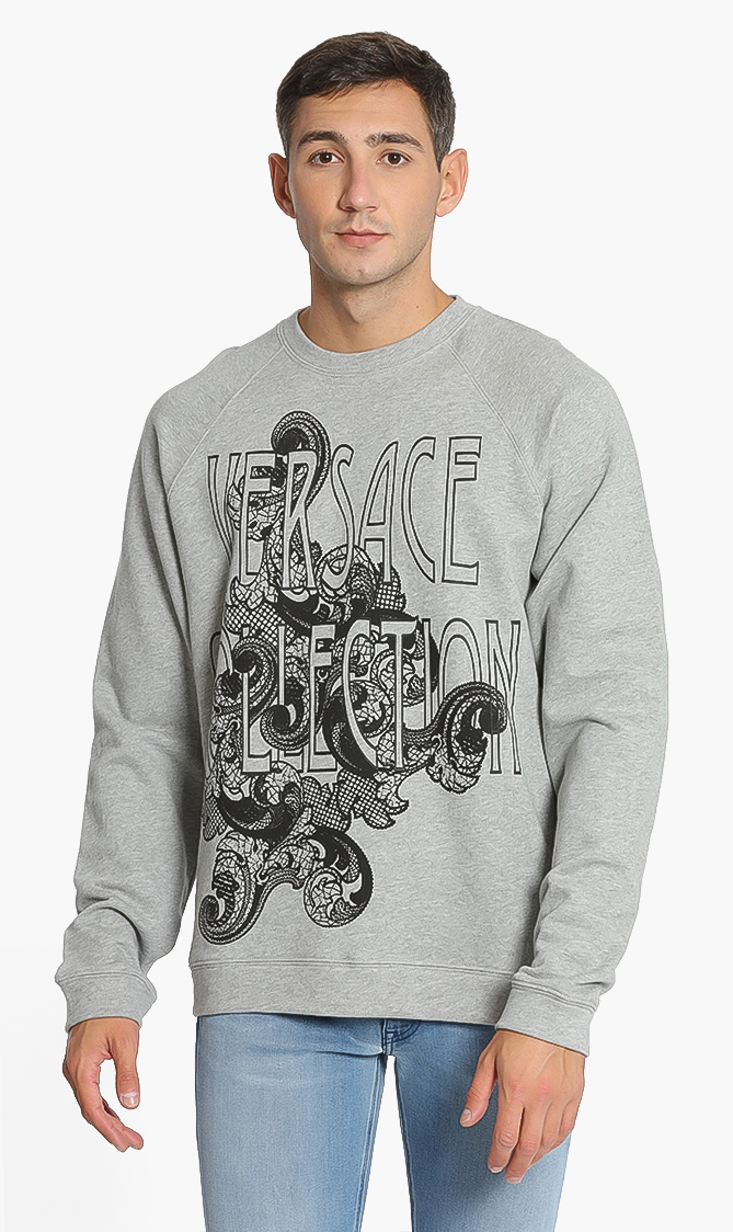 

Versace Logo Cotton Sweatshirt