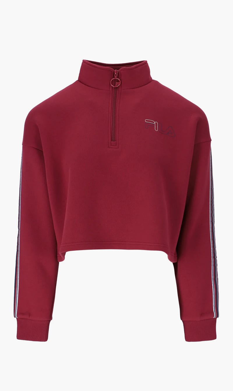 

Fila Multi-color Half Zip Sweat_ Bbfleecerhubarb for Women | The Deal Outlet