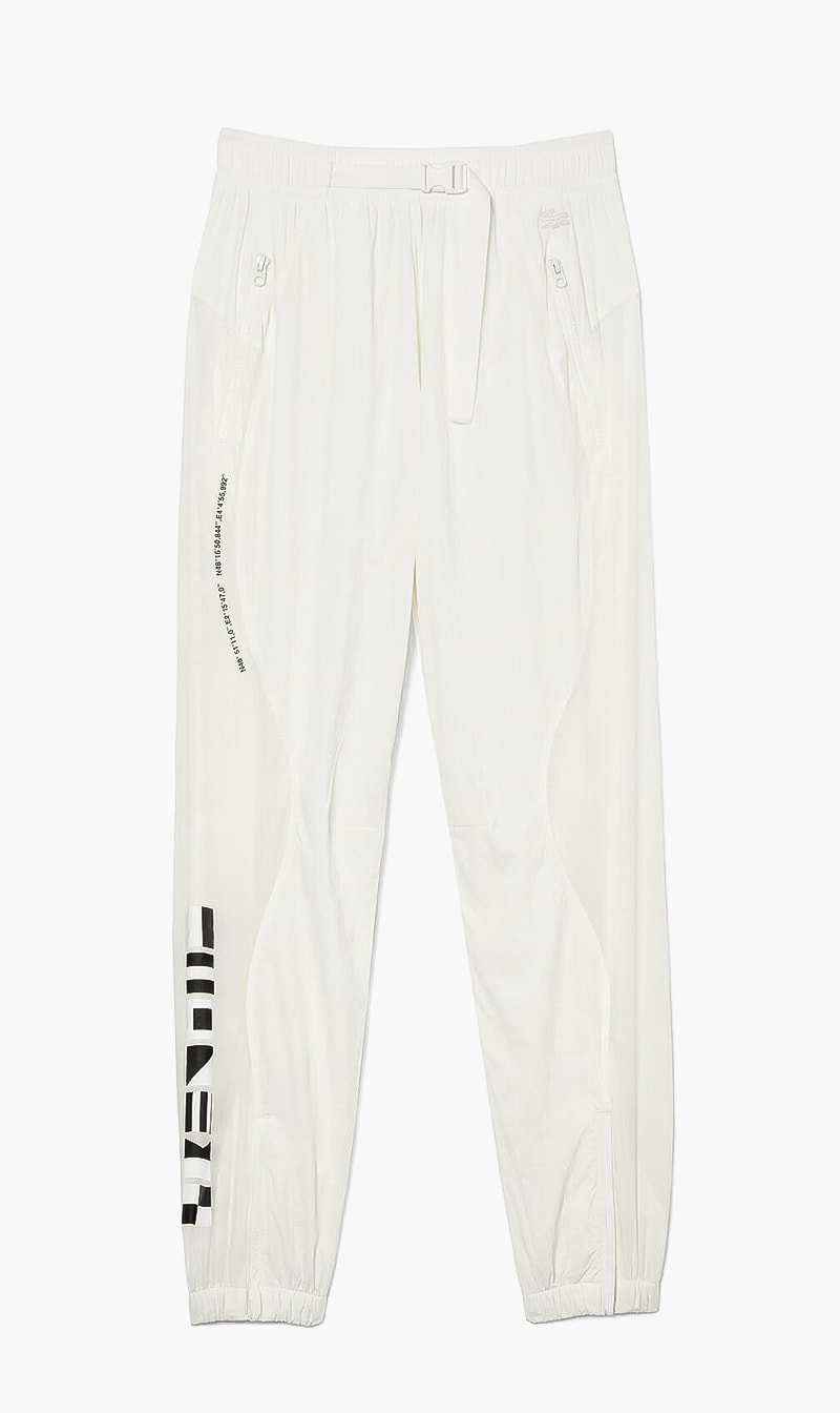 

Lacoste White Classic Logo Track Pants for Women | The Deal Outlet