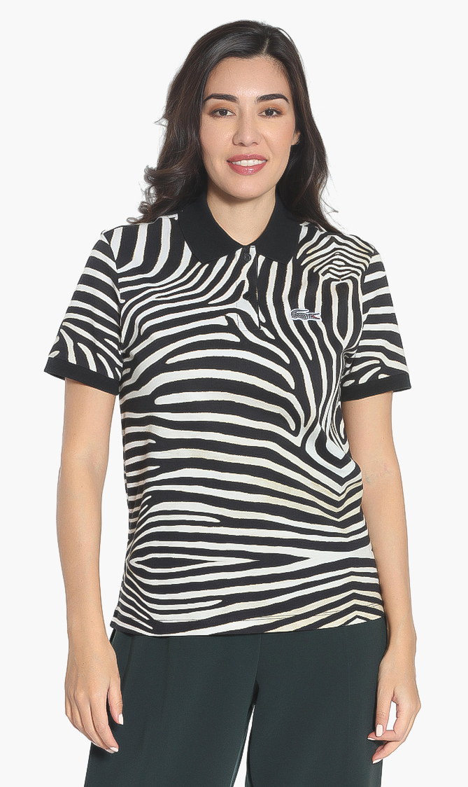 

Lacoste X National Geographic Animal Print Polo Shirt
