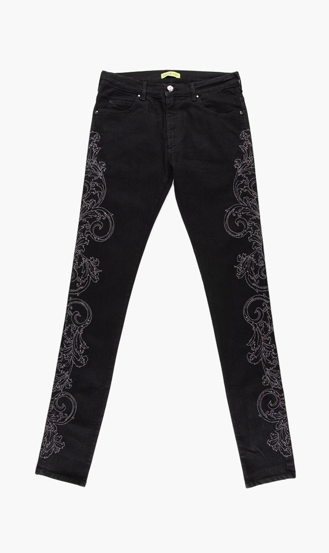 

Versace Marty New Embroidered Denim Pants