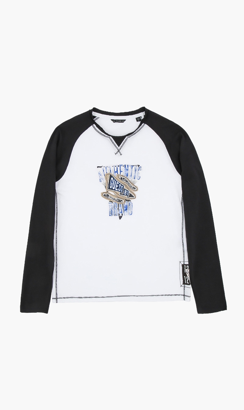 

Classic Logo Long Sleeves Tshirt, White