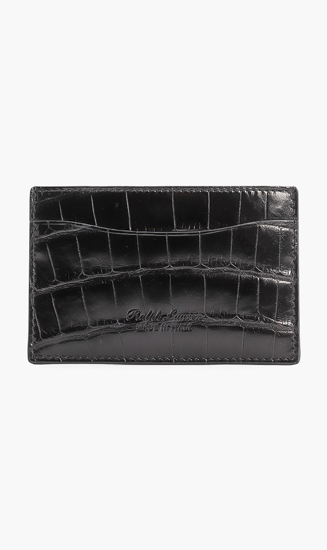 

RALPH LAUREN Alligator Leather Classic Card Holder