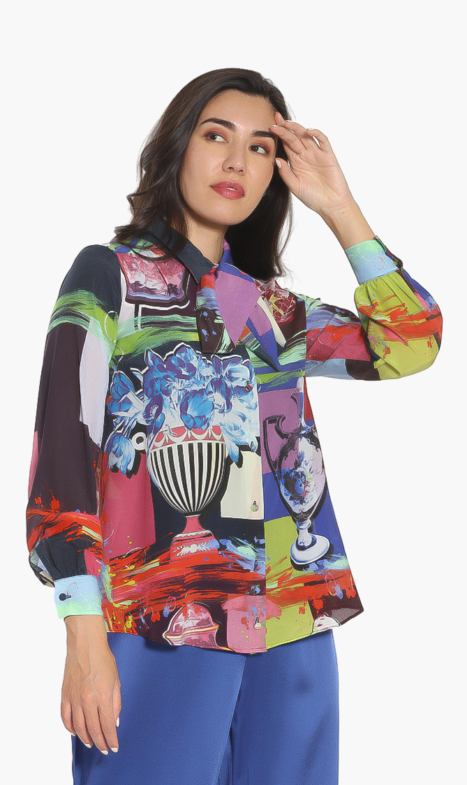 Weekend Maxmara Rail Printed Shirt