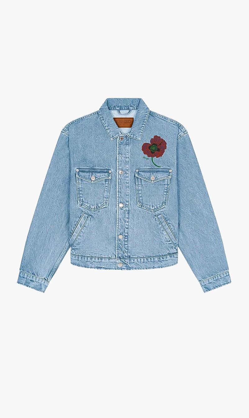 

Trucker Denim Jacket, Blue