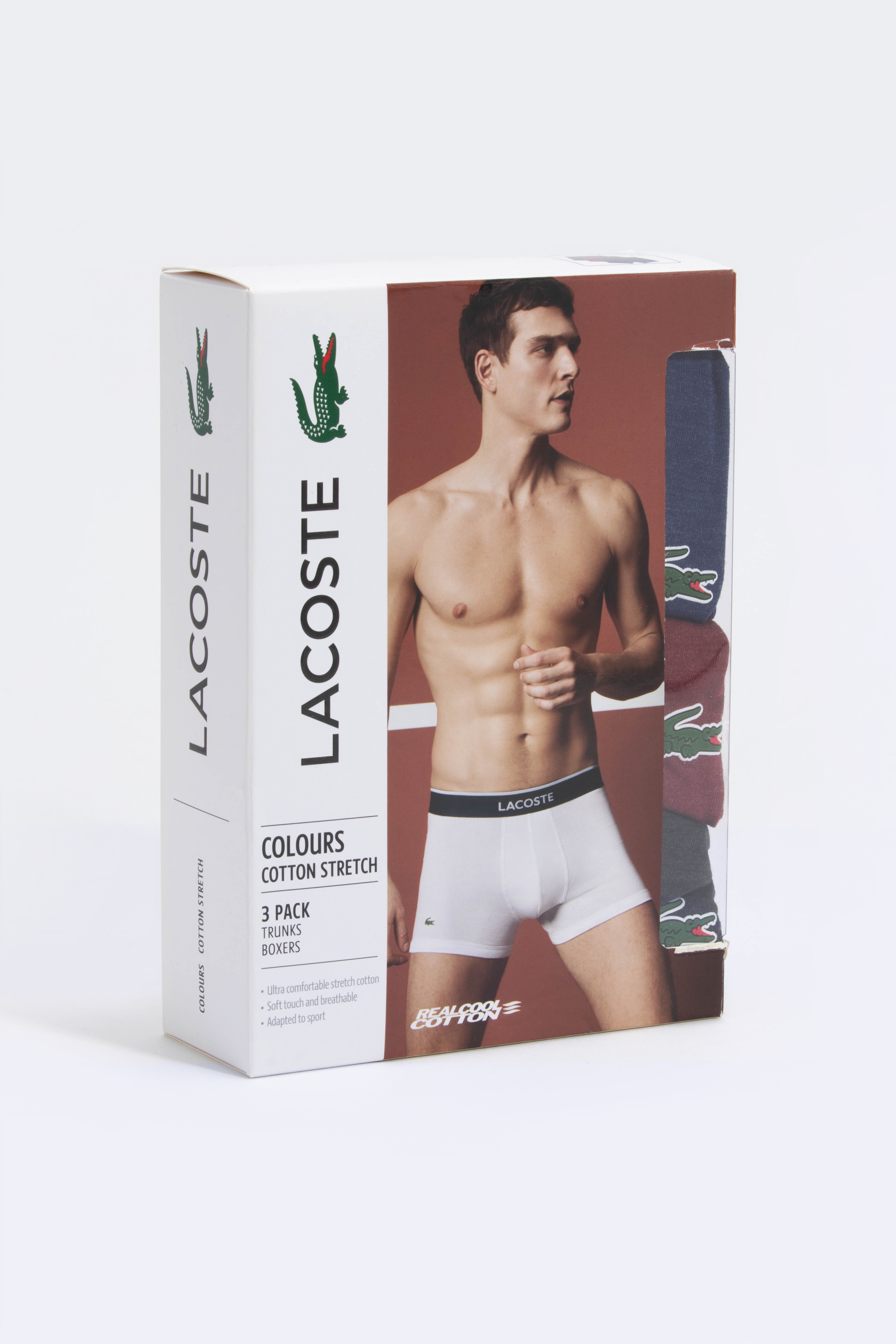 

Lacoste Colours Cotton Stretch 3-pack Boxers