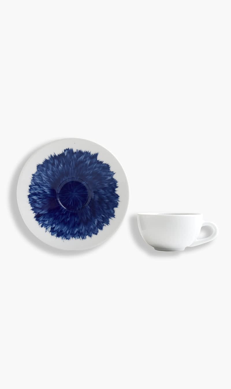 

Bernardaud Blue Coffee Cup And Saucer | The Deal Outlet