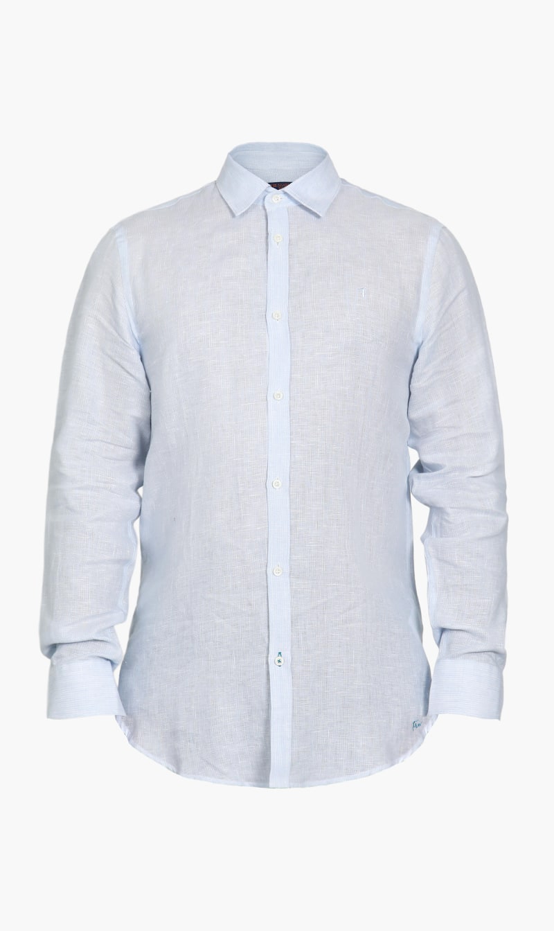

Miami Collar Linen Stripes Shirt